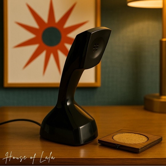 Vintage Other - Vintage Cobra Phone. Sleek Black Retro Telephone Land Line